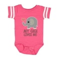 thumbnail image 1 of Inktastic My Gigi Loves Me Grandchild Boys or Girls Baby Bodysuit, 1 of 5