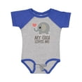 thumbnail image 1 of Inktastic My Gigi Loves Me Grandchild Boys or Girls Baby Bodysuit, 1 of 5