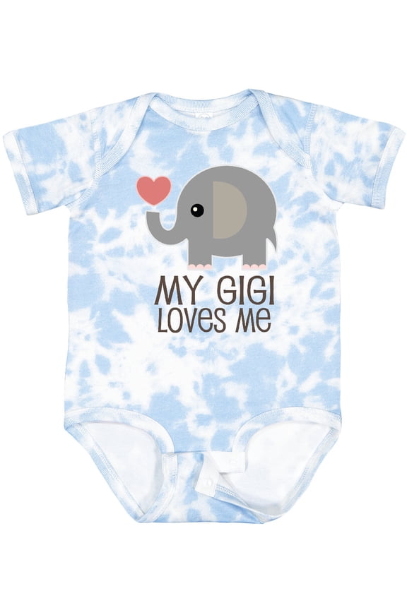My Gigi Loves Me Grandchild Boys or Girls Baby Bodysuit