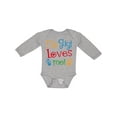 thumbnail image 1 of Inktastic My Gigi Loves Me Grandchild Boys or Girls Long Sleeve Baby Bodysuit, 1 of 5