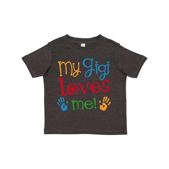 Inktastic My Gigi Loves Me Grandchild Boys or Girls Toddler T-Shirt