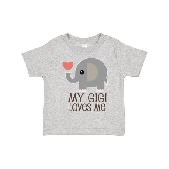 Inktastic My Gigi Loves Me Grandchild Boys or Girls Toddler T-Shirt