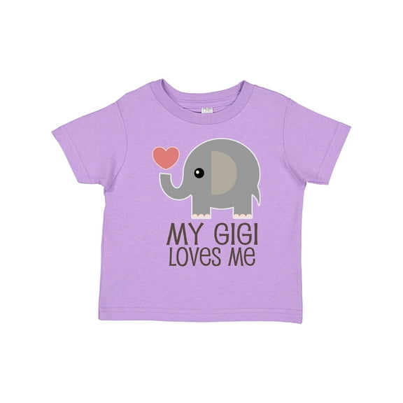Inktastic My Gigi Loves Me Grandchild Boys or Girls Toddler T-Shirt