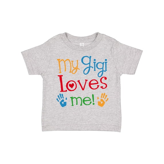 Inktastic My Gigi Loves Me Grandchild Boys or Girls Toddler T-Shirt