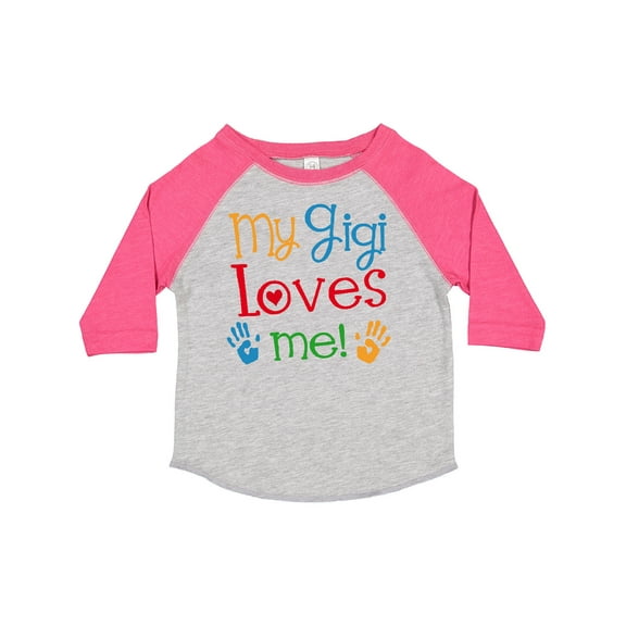 Inktastic My Gigi Loves Me Grandchild Boys or Girls Toddler T-Shirt