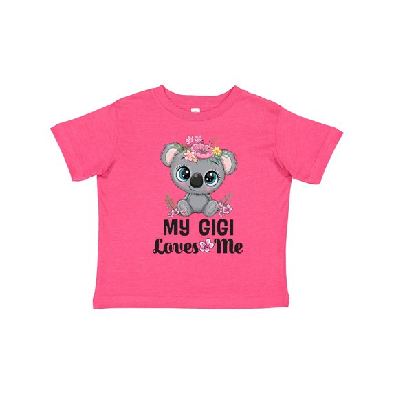 Inktastic My Gigi Loves Me Grandchild Girls Toddler T-Shirt