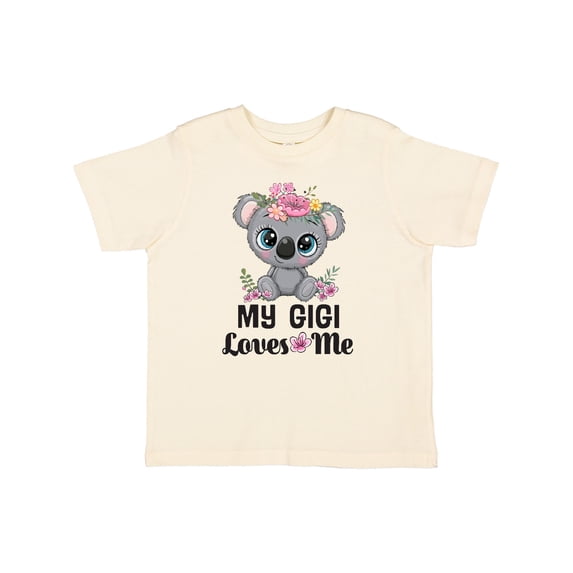 Inktastic My Gigi Loves Me Grandchild Girls Toddler T-Shirt