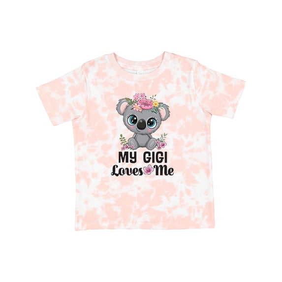 Inktastic My Gigi Loves Me Grandchild Girls Toddler T-Shirt