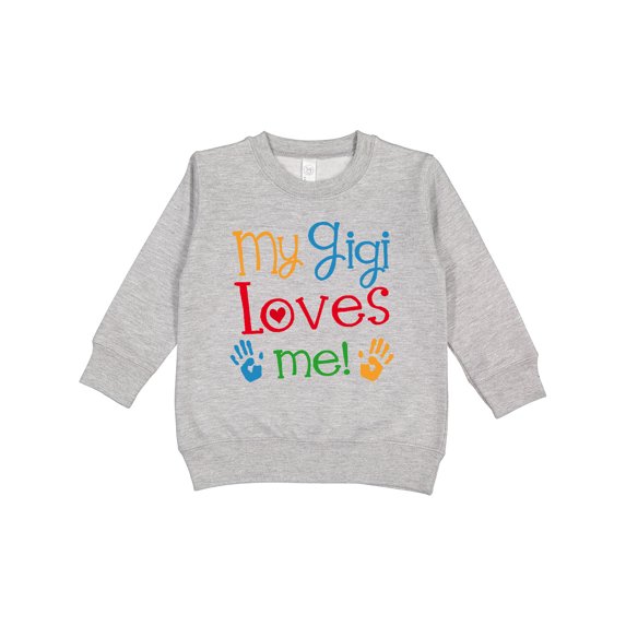 Inktastic My Gigi Loves Me Grandchild Toddler Sweatshirt
