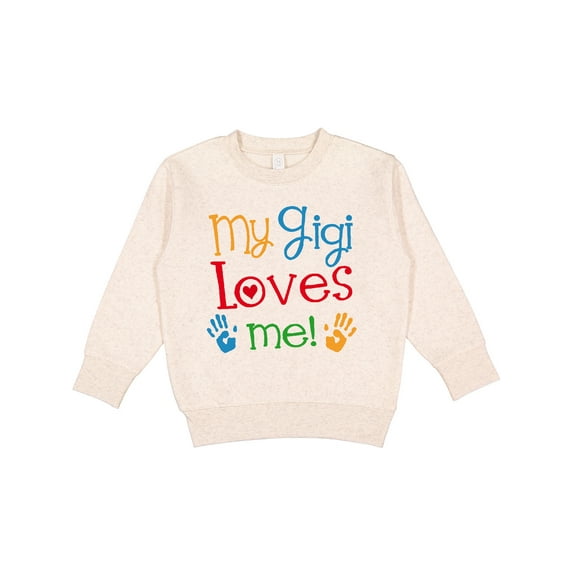 Inktastic My Gigi Loves Me Grandchild Toddler Sweatshirt