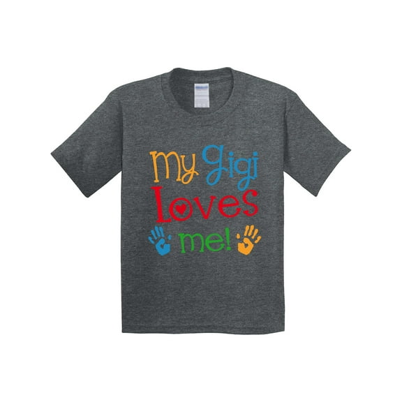 Inktastic My Gigi Loves Me Grandchild Youth T-Shirt