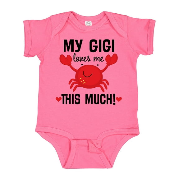 Inktastic My Gigi Loves Me Grandkids Boys or Girls Baby Bodysuit
