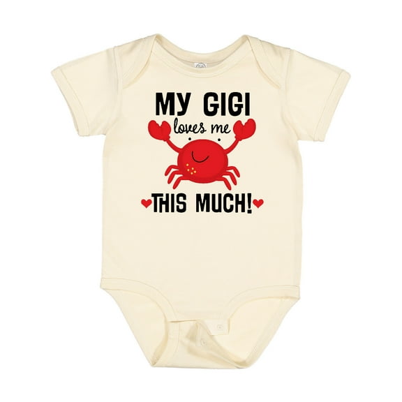 Inktastic My Gigi Loves Me Grandkids Boys or Girls Baby Bodysuit