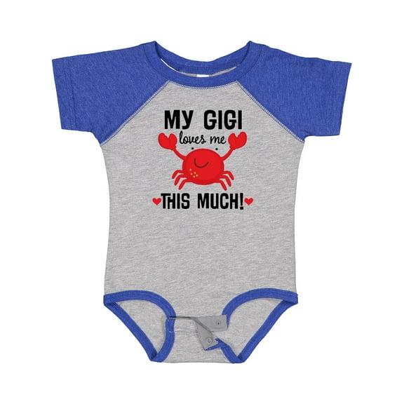 Inktastic My Gigi Loves Me Grandkids Boys or Girls Baby Bodysuit