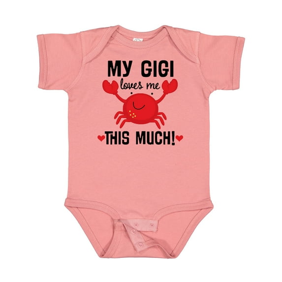 Inktastic My Gigi Loves Me Grandkids Boys or Girls Baby Bodysuit