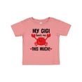 thumbnail image 1 of Inktastic My Gigi Loves Me Grandkids Boys or Girls Baby T-Shirt, 1 of 5