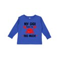 thumbnail image 1 of Inktastic My Gigi Loves Me Grandkids Boys or Girls Long Sleeve Toddler T-Shirt, 1 of 5