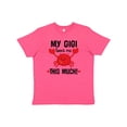 thumbnail image 1 of Inktastic My Gigi Loves Me Grandkids Youth T-Shirt, 1 of 5