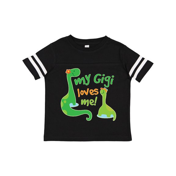 Inktastic My Gigi Loves Me Grandson Dinosaur Boys Toddler T-Shirt