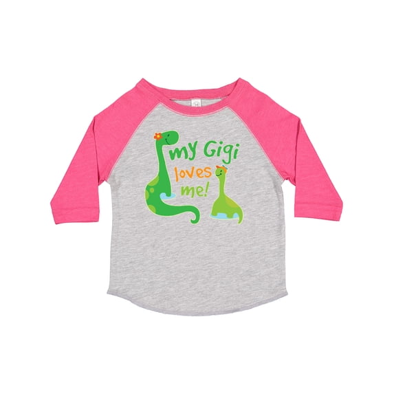 Inktastic My Gigi Loves Me Grandson Dinosaur Boys Toddler T-Shirt