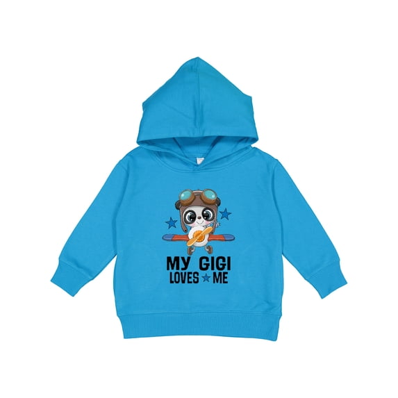 Inktastic My Gigi Loves Me Grandson Panda Toddler Hoodie