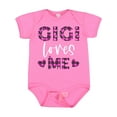 thumbnail image 1 of Inktastic My Gigi Loves Me Hearts in Pink Plaid Boys or Girls Baby Bodysuit, 1 of 5