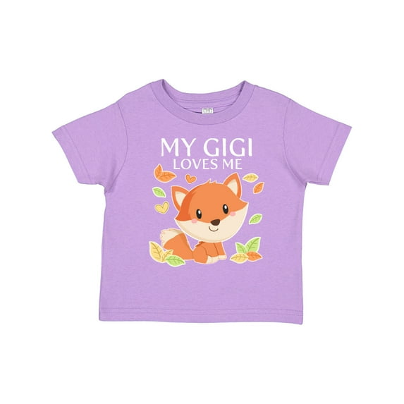 Inktastic My Gigi Loves Me Little Fox Boys or Girls Toddler T-Shirt