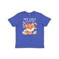 thumbnail image 1 of Inktastic My Gigi Loves Me- Little Fox Youth T-Shirt, 1 of 5