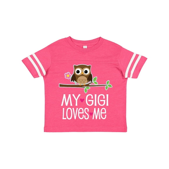 Inktastic My Gigi Loves Me Owl Girls Toddler T-Shirt