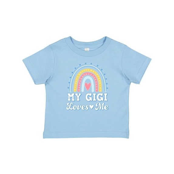 Inktastic My Gigi Loves Me Retro Rainbow Girls Baby T-Shirt