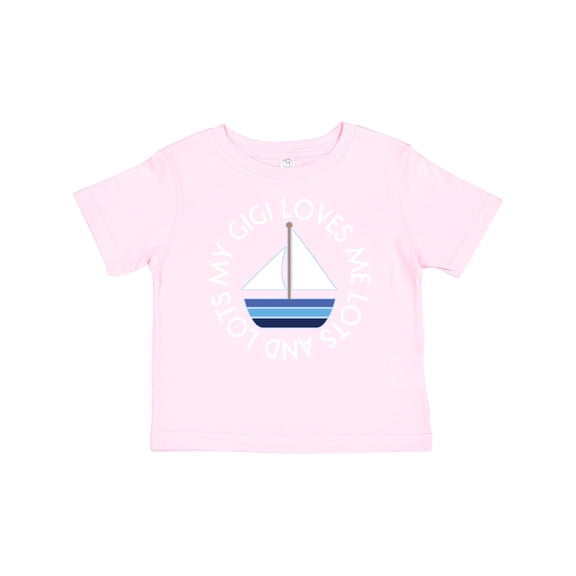 Inktastic My Gigi Loves Me Sailboat Boys Sailing Boys Baby T-Shirt