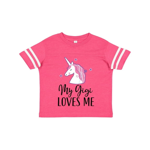 Inktastic My Gigi Loves Me Unicorn Girls Girls Toddler T-Shirt