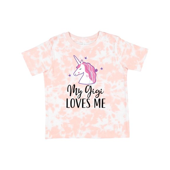 Inktastic My Gigi Loves Me Unicorn Girls Girls Toddler T-Shirt