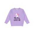 thumbnail image 1 of Inktastic My Gigi Loves Me Unicorn Girls Toddler Sweatshirt, 1 of 4