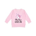 thumbnail image 1 of Inktastic My Gigi Loves Me Unicorn Girls Toddler Sweatshirt, 1 of 4