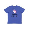 thumbnail image 1 of Inktastic My Gigi Loves Me Unicorn Girls Youth T-Shirt, 1 of 5