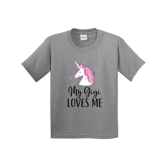 Inktastic My Gigi Loves Me Unicorn Girls Youth T-Shirt