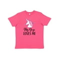 thumbnail image 1 of Inktastic My Gigi Loves Me Unicorn Girls Youth T-Shirt, 1 of 5