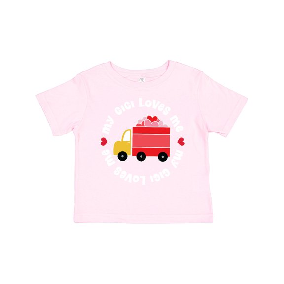 Inktastic My Gigi Loves Me Valentine Truck Boys or Girls Toddler T-Shirt