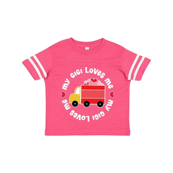 Inktastic My Gigi Loves Me Valentine Truck Boys or Girls Toddler T-Shirt