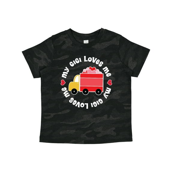 Inktastic My Gigi Loves Me Valentine Truck Boys or Girls Toddler T-Shirt