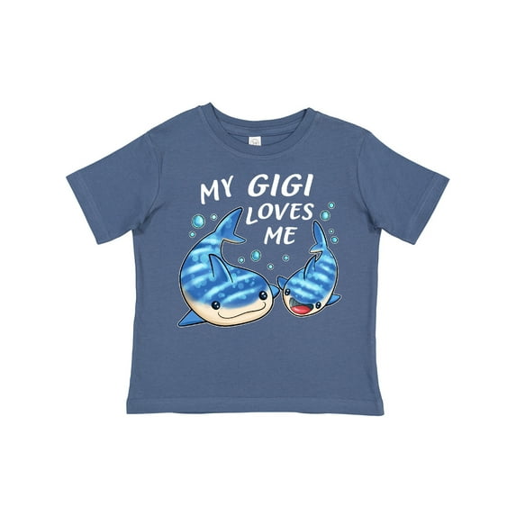 Inktastic My Gigi Loves Me Whale Shark Boys or Girls Toddler T-Shirt