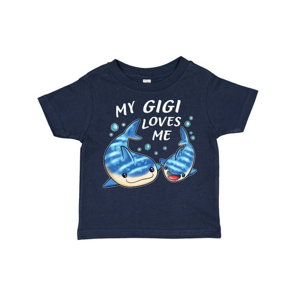 Inktastic My Gigi Loves Me Whale Shark Boys or Girls Toddler T-Shirt