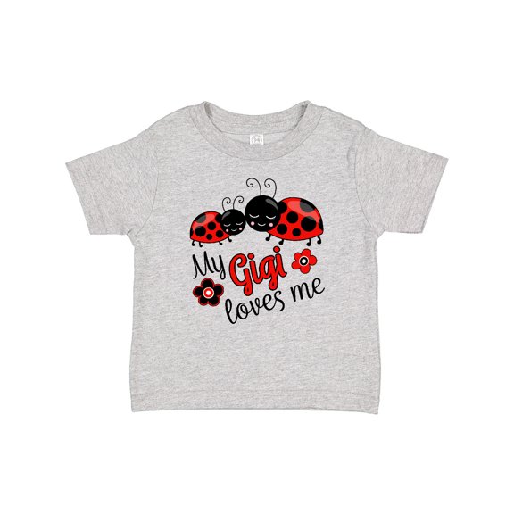 Inktastic My Gigi Loves Me with Cute Ladybugs Boys or Girls Baby T-Shirt