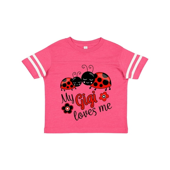 Inktastic My Gigi Loves Me with Cute Ladybugs Boys or Girls Toddler T-Shirt
