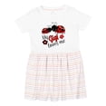 thumbnail image 1 of Inktastic My Gigi Loves Me with Cute Ladybugs Girls Toddler Dress, 1 of 5