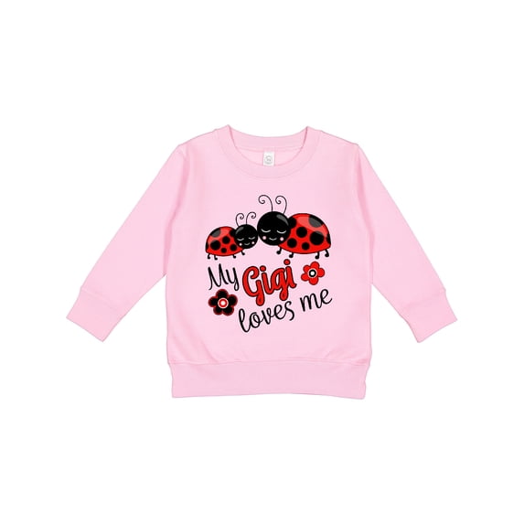 Inktastic My Gigi Loves Me with Cute Ladybugs Toddler Sweatshirt
