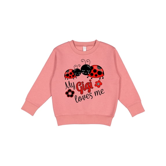 Inktastic My Gigi Loves Me with Cute Ladybugs Toddler Sweatshirt