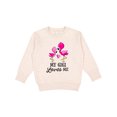 thumbnail image 1 of Inktastic My Gigi Loves Me with Two Flamingos Toddler Sweatshirt, 1 of 4