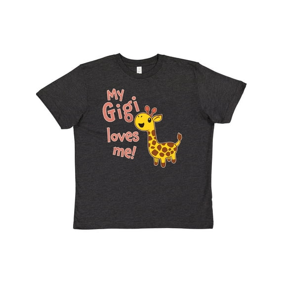 Inktastic My Gigi Loves me- cute giraffe Youth T-Shirt